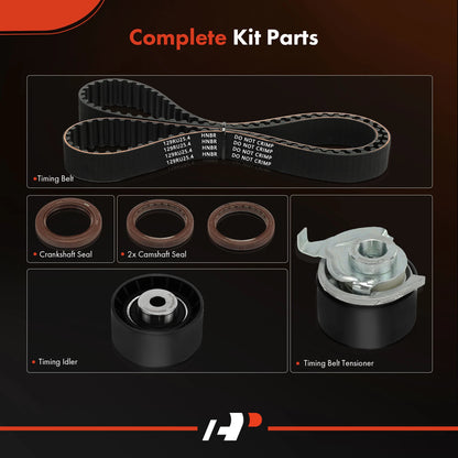 6X Timing Belt Kit for Ford Focus, Escape, Mazda Tribute (2000–2004) TCK294B