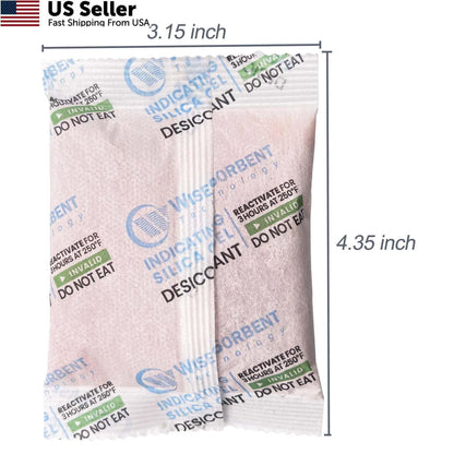 10 Pack Rechargeable Silica Gel Packets for Moisture Control