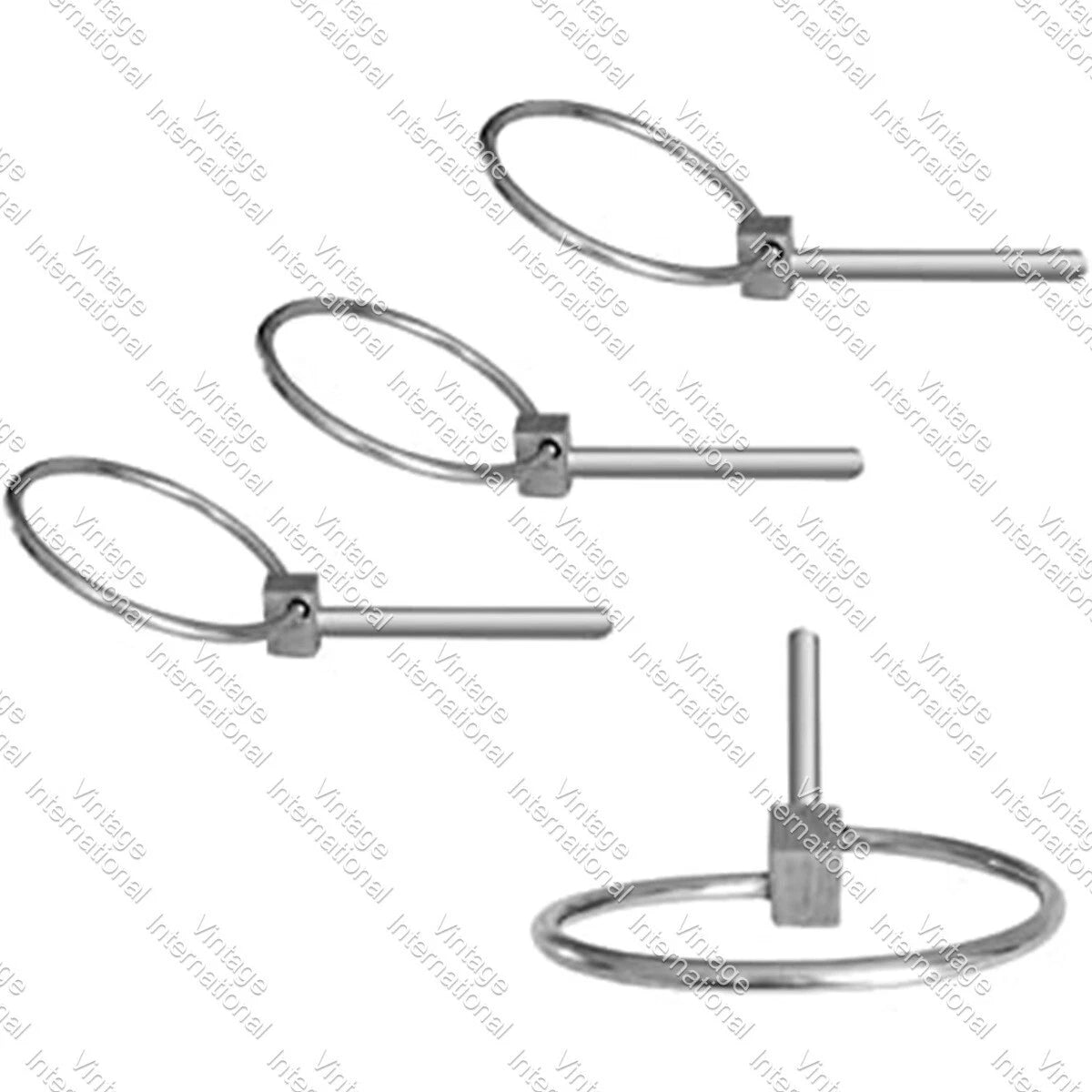 Set of 10 Lynch Pins for JCB Mechanical Shovel