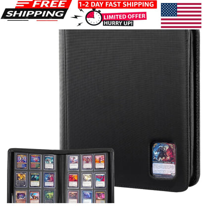 Set of 4 ProCase Top Loader Binders for Cards (Holds 324 Toploaders)
