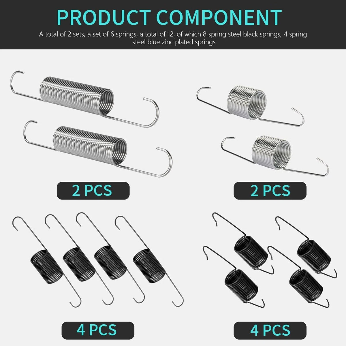 12pc Carburetor Return Spring Kit for Dorman 59207 (Replacement)