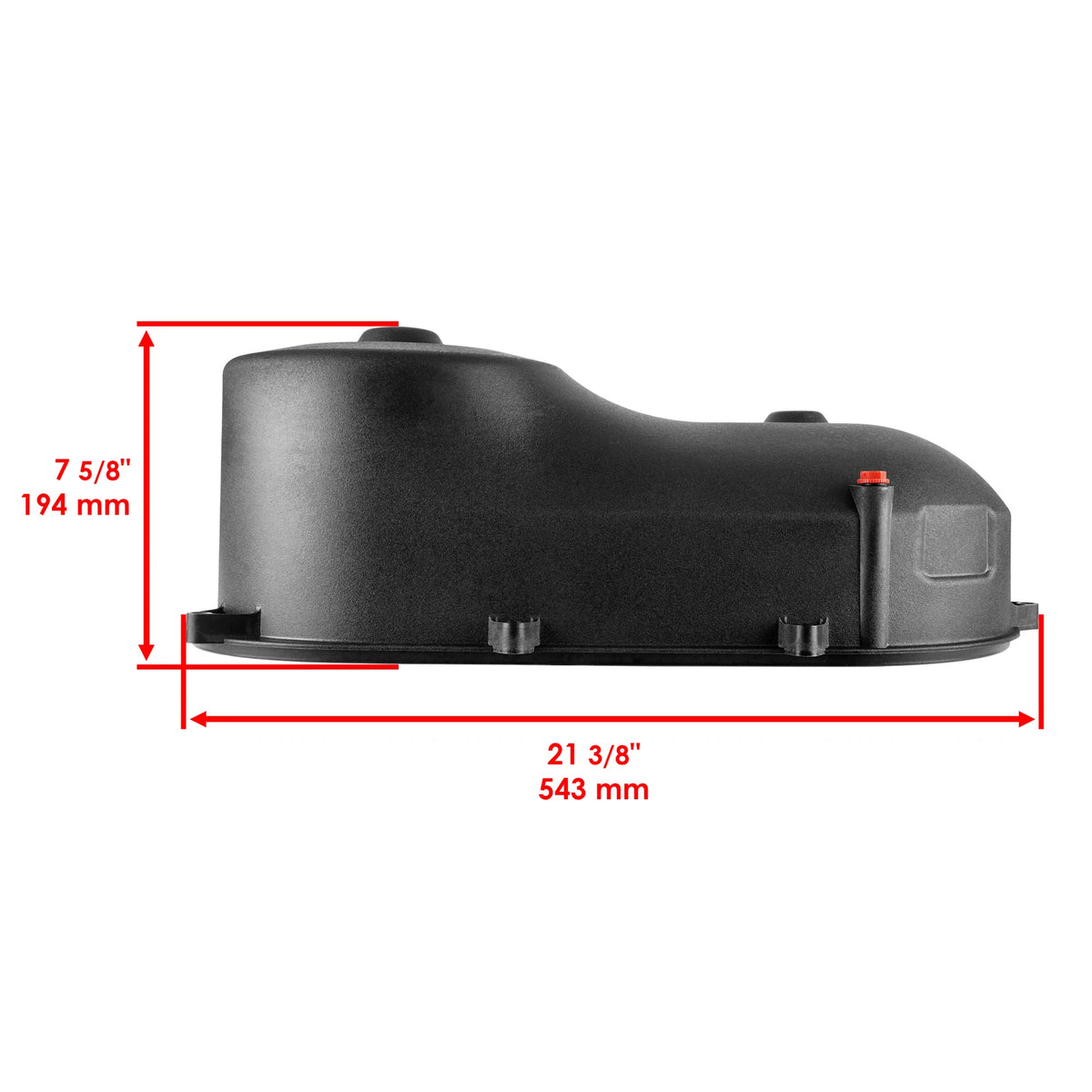 CVT Clutch Belt Outer Cover for Polaris Ranger 500 (2004–2009) - CV104AA1024, 2633926, 2633261, 2633262