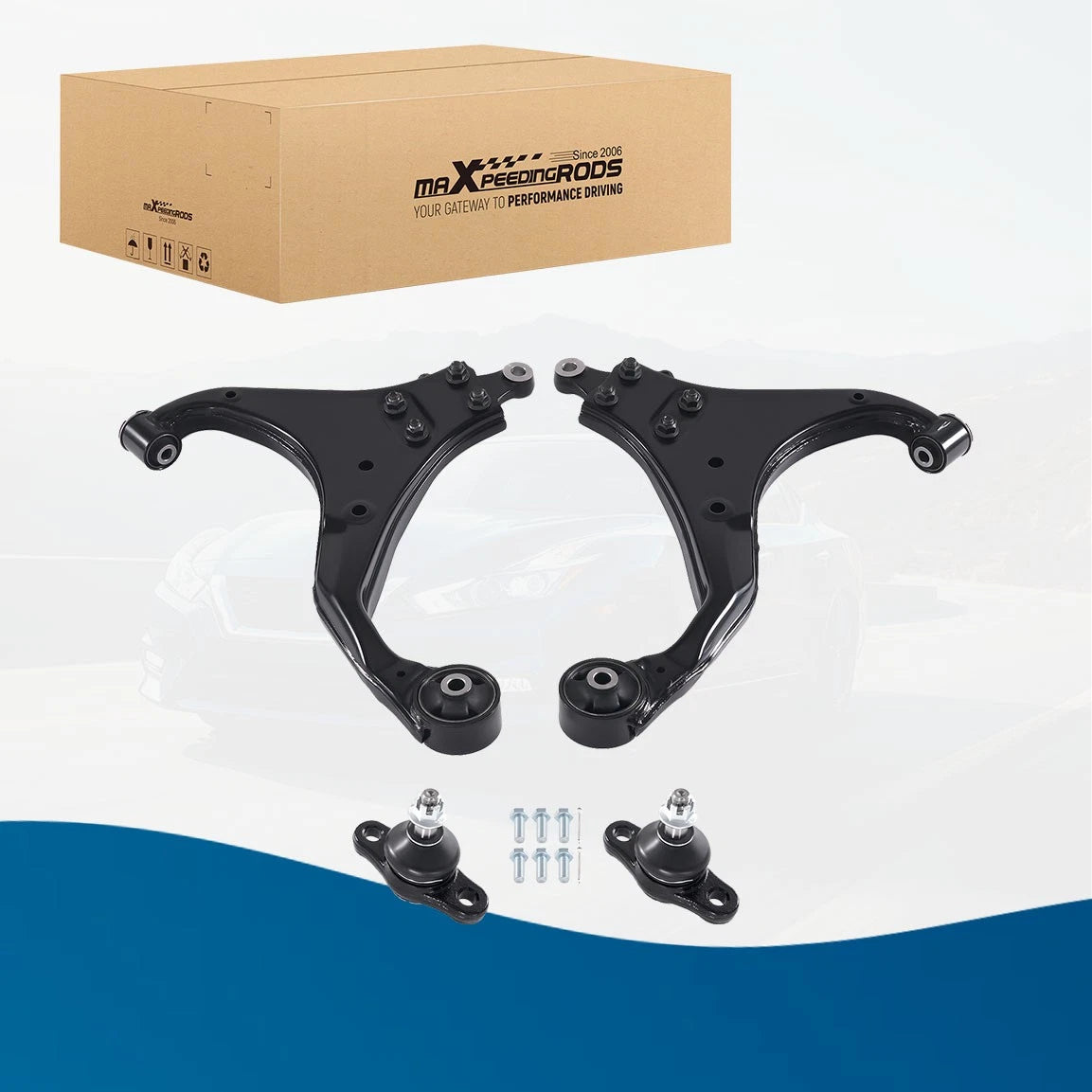 Front Lower Control Arm + Ball Joint for Kia Sportage Hyundai Tucson (2005–2010) - 6K1ZQ8
