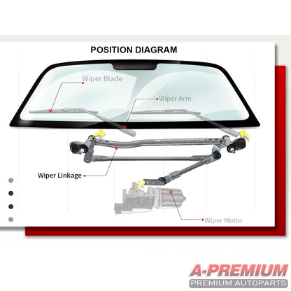 Windshield Wiper Transmission for Honda CR-V (2002–2006) 76530S9AA01, 85-8517LK