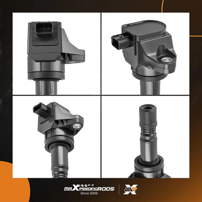 Set of 4 Ignition Coils for Honda Civic/Acura ILX (2012–2015)