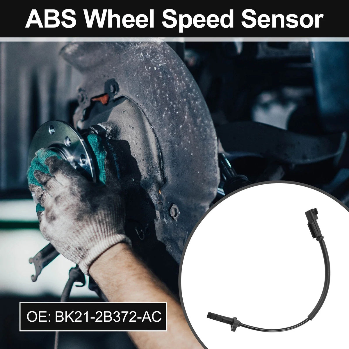 ABS Wheel Speed Sensor for Ford Transit Tourneo (2014–2023) No.BK21-2B372-AC