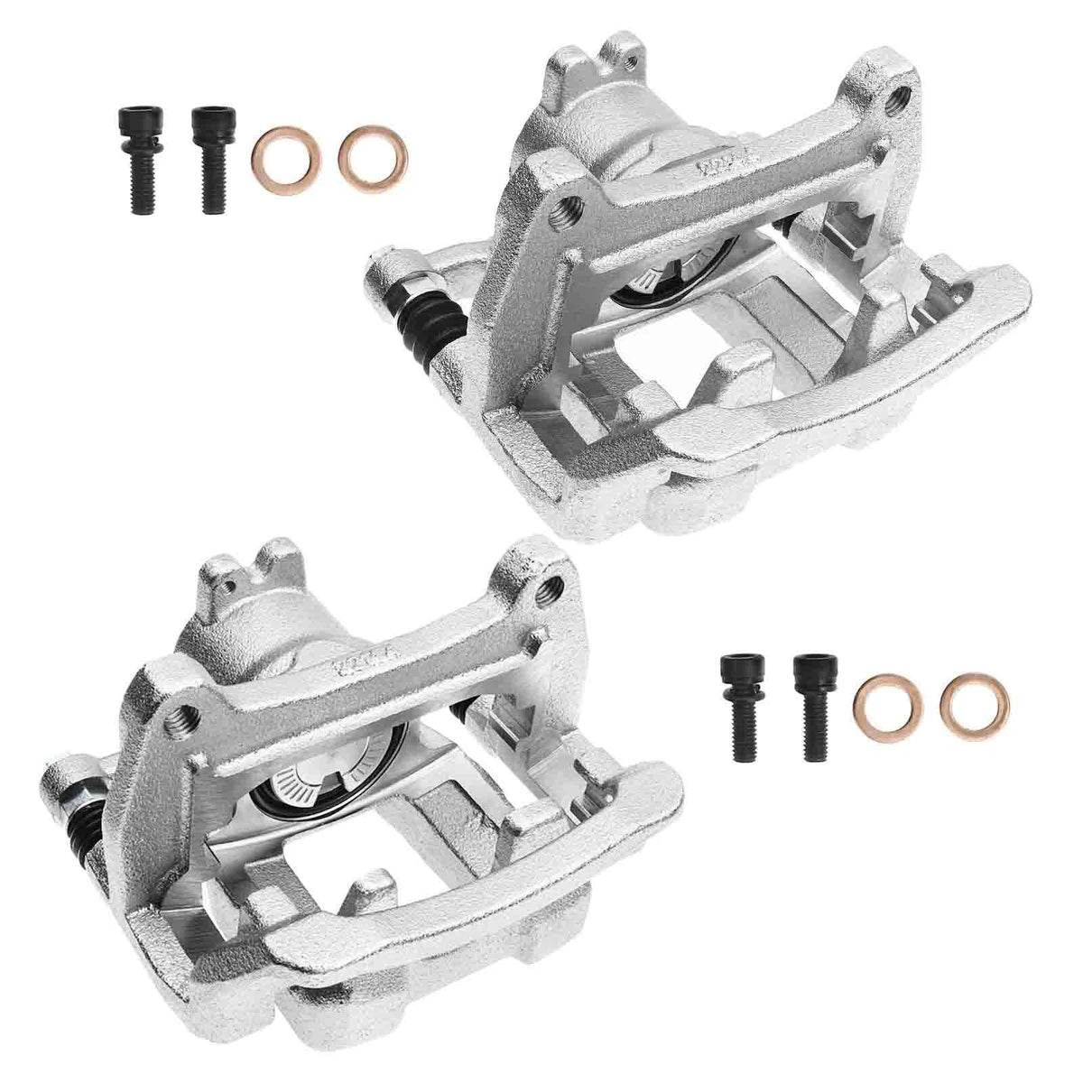 A-Premium Pair Rear Brake Caliper w/Bracket for Chevy Blazer Traverse (141.66543, 141.66544)