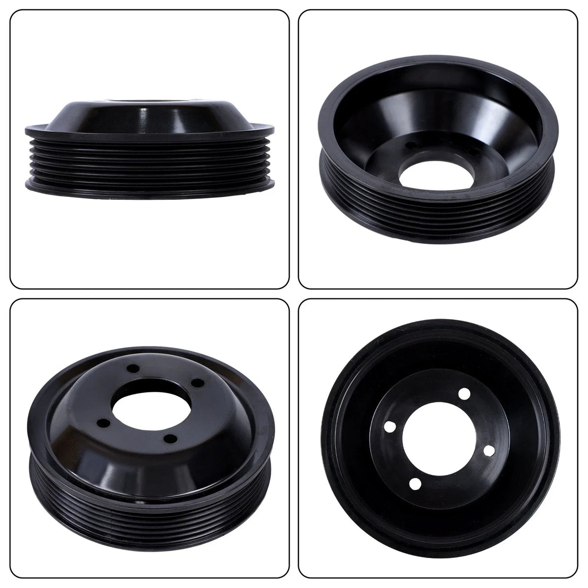 Water Pump, Fan Clutch & Pulley Kit for BMW E39 X5 E53 E46 (1995–2006)