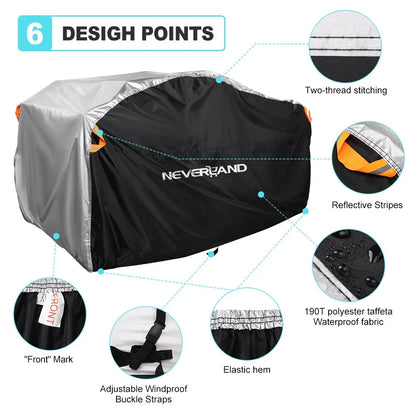 3XL ATV Quad Bike Cover for Universal Fit (Waterproof, Dust, UV Protector)