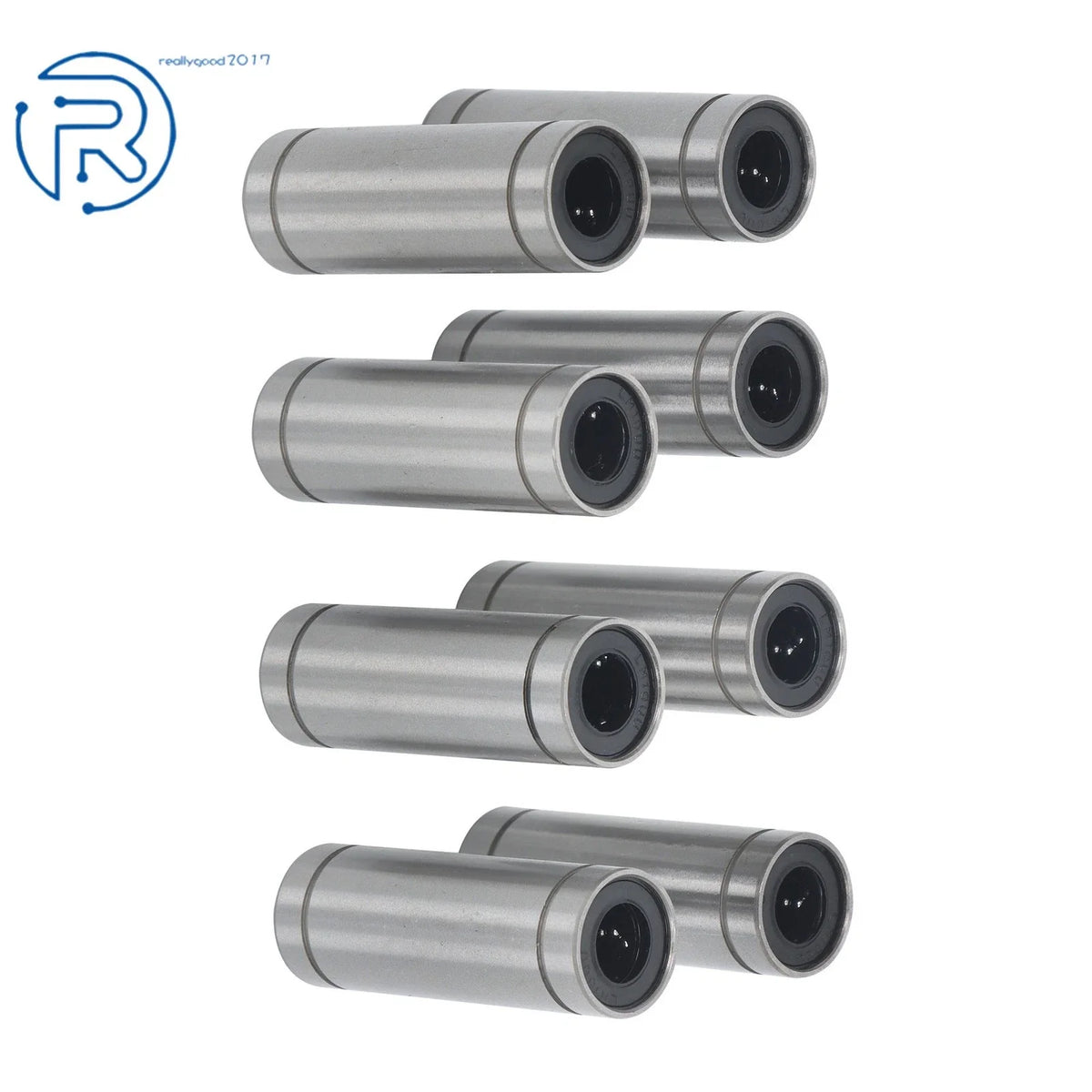 8X LM10LUU Linear Ball Bearings for CNC 3D Printer (10 × 19 × 55 mm)