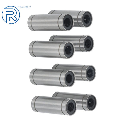 8X LM10LUU Linear Ball Bearings for CNC 3D Printer (10 × 19 × 55 mm)