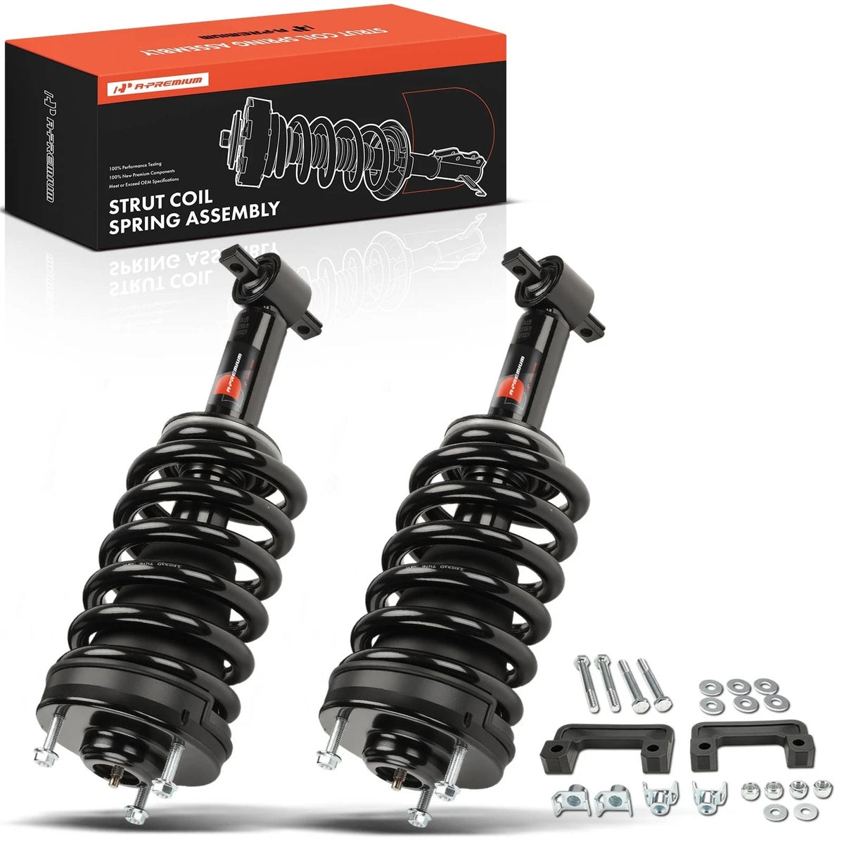 2X Complete Strut & Coil Spring Assembly for Chevy Silverado 1500 (SRM4079K)