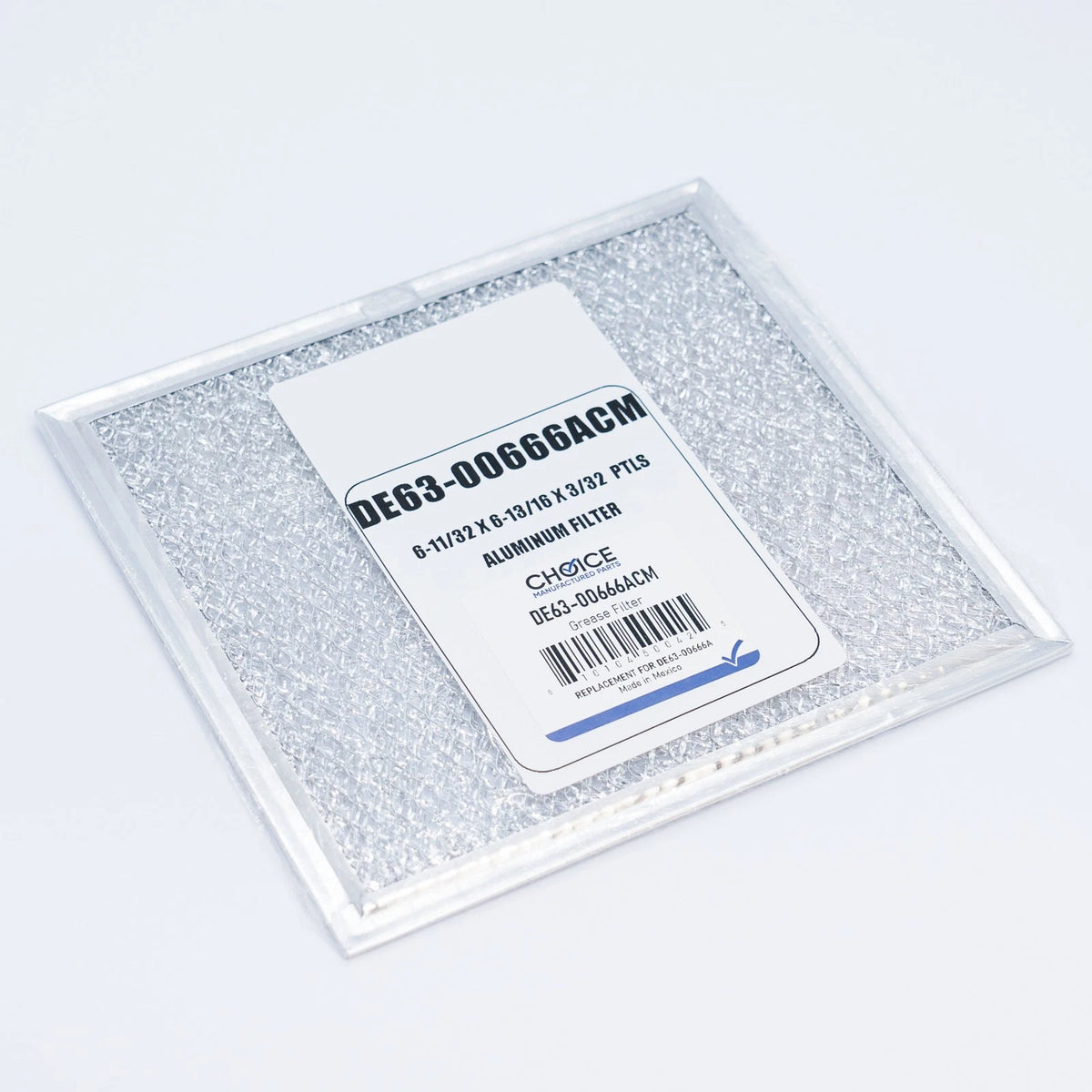 Aluminum Grease Filter for Samsung Range Vent Hood Microwave (2010–2023)