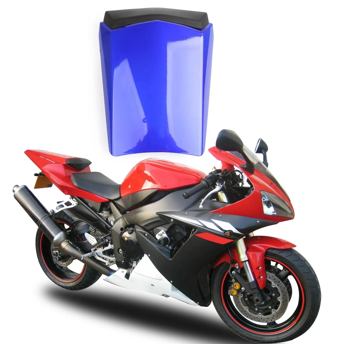 Rear Seat Cover Cowl for Yamaha YZF R1 (2002–2003) Blue