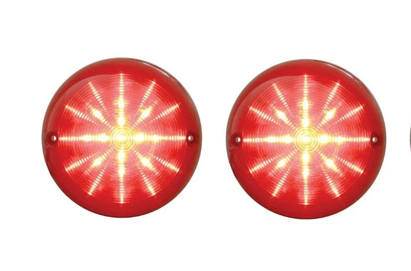 LED Tail Brake Lights Pair Bubble Style for 1980-1982 Chevy Corvette