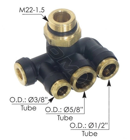 Air Manifold for IHC (3830946C1, 170.1026)