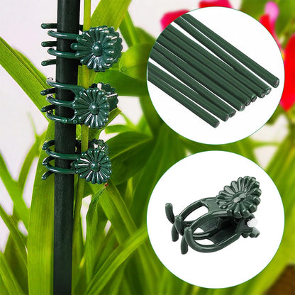 20pcs 15.7" Plant Stakes for Orchid and Green Plants