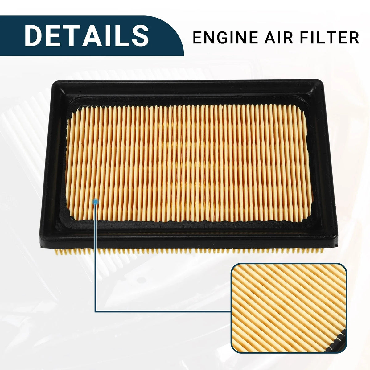 Set of 1 Cabin Air Filter for Toyota Prius C (2012–2019) No. 17801-21060/87139-07010