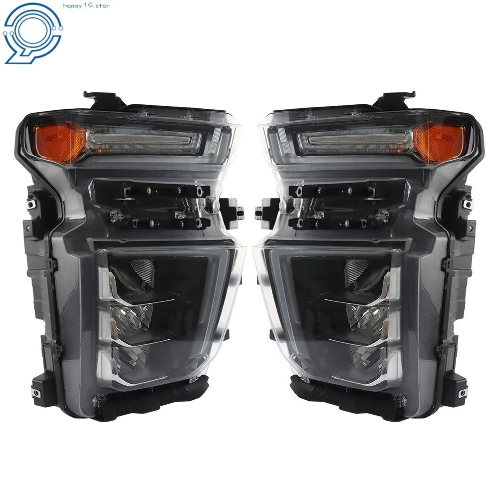 Pair LED Headlights for Chevy Silverado 2500HD (2020–2023)