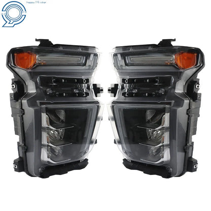 Pair LED Headlights for Chevy Silverado 2500HD (2020–2023)