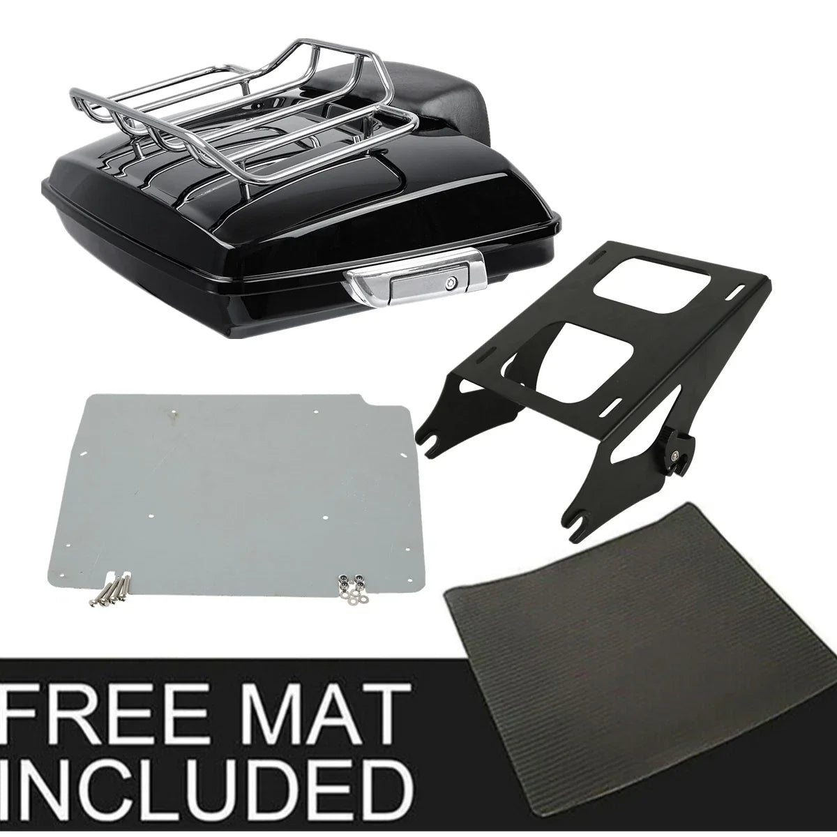 Razor Trunk Mount Rack Base Plate for Harley Street Road Glide King (2014–2025)