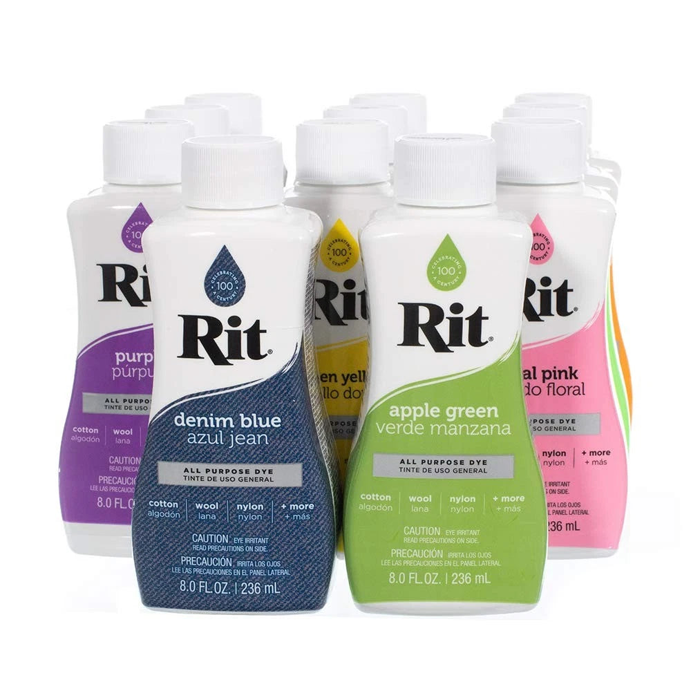 Rit Dye Liquid 8 Oz (Violet) for Fabric Dyeing