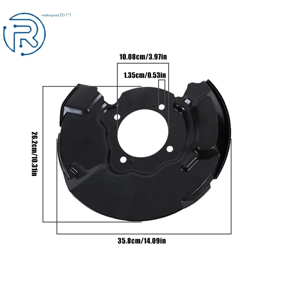 Front RH & LH Disc Brake Dust Cover for Toyota 4Runner (2003–2009), FJ Cruiser (2007–2014)