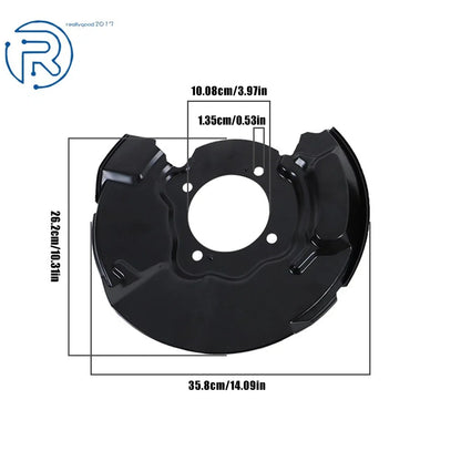 Front RH & LH Disc Brake Dust Cover for Toyota 4Runner (2003–2009), FJ Cruiser (2007–2014)