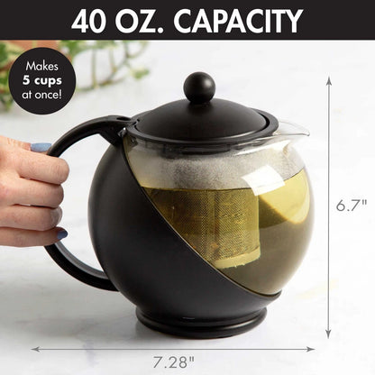 Primula Half Moon Teapot for Tea (40-Ounce)