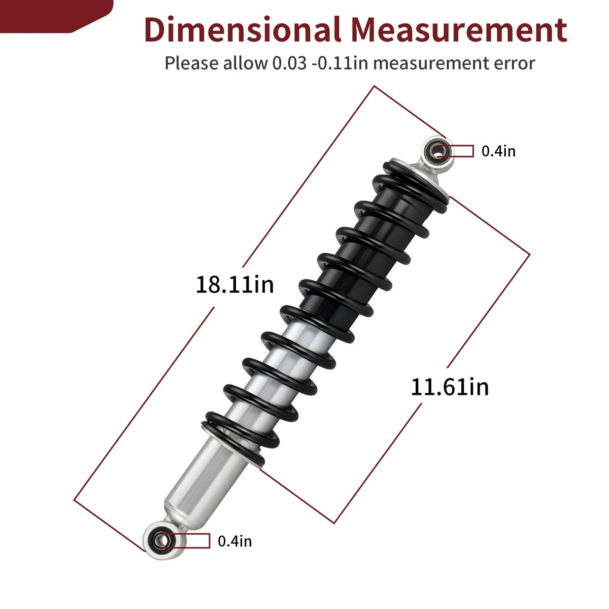 Rear Shock Absorber for Honda Rancher 420 TRX420FE TRX420FM (2007–2013)
