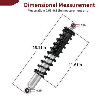 Rear Shock Absorber for Honda Rancher 420 TRX420FE TRX420FM (2007–2013)