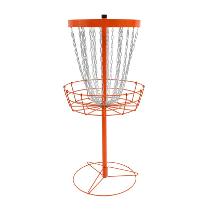 Portable 24-Chain Disc Golf Basket Target for Practice