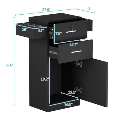 Set of 4 Wall Mount Hair Styling Stations for Salon Spa