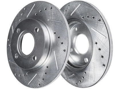 Set of 2 Rear Brake Rotors for Acura Integra (1990–1994) 33265XJBN