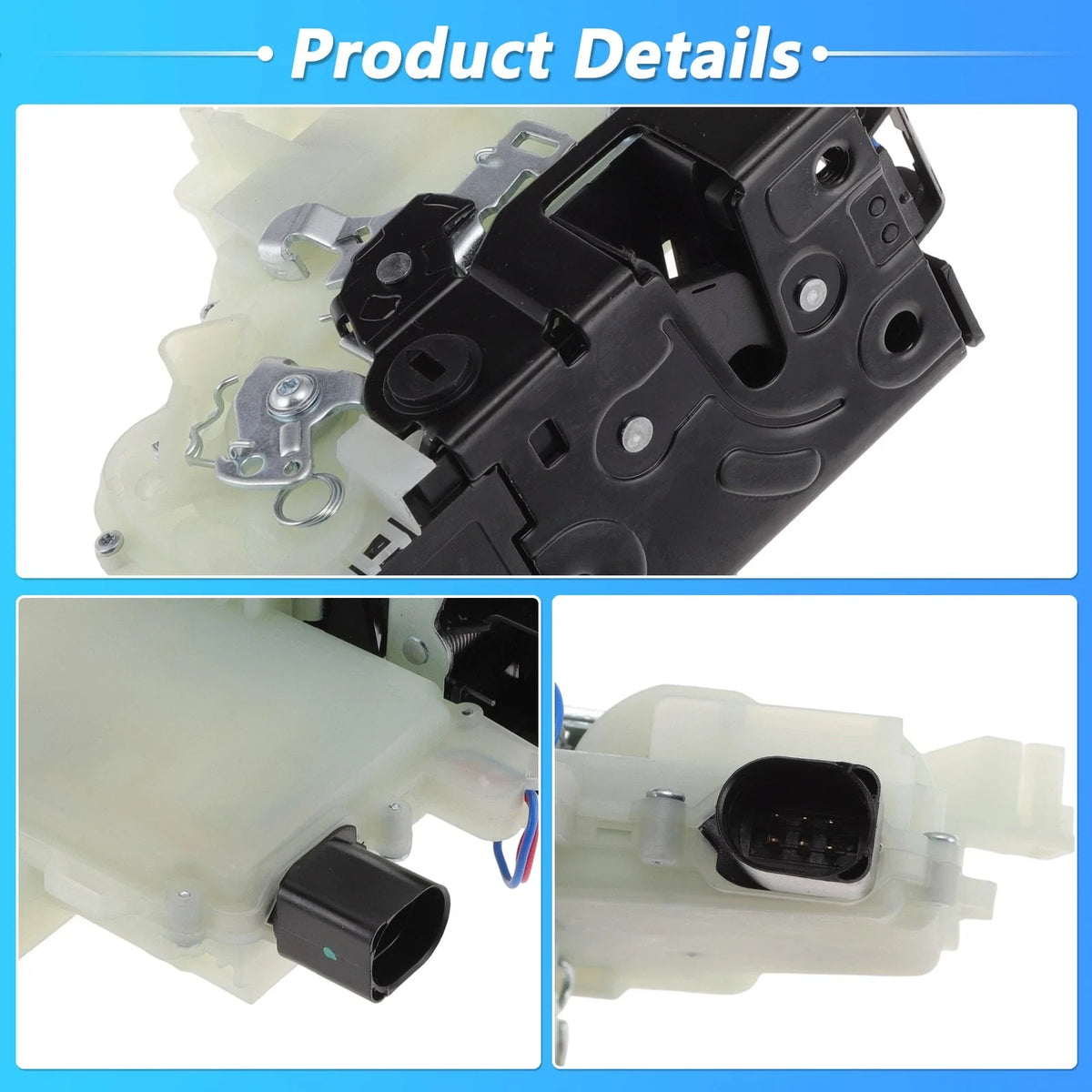 3B4839015AE Rear Left Power Door Lock Actuator for Volkswagen Golf (1999–2006)