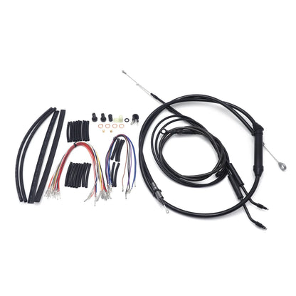 14" Ape Handlebar Extended Cable Kit for Harley Sportster XL (2004–2006)