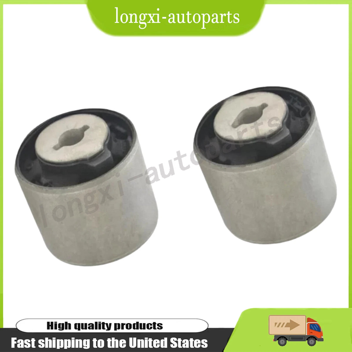 2X Rear Diff Mount Bush for Jeep Grand Cherokee WK (2011–2020) 68091398AA, 68091398AC, 68091398AB