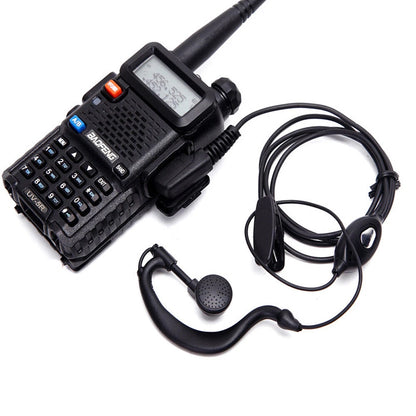 6Pack 2Pin Headset Earpiece Mic for Baofeng UV-5R UV-82 BF-888s