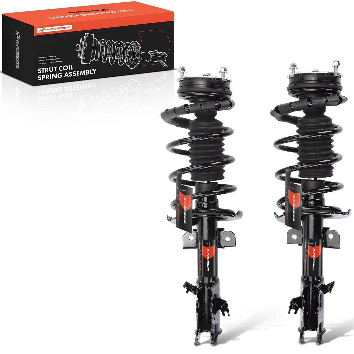 Front Struts w/ Coil Springs Assembly for Mazda 2 (2011–2014) 18920028, 920028