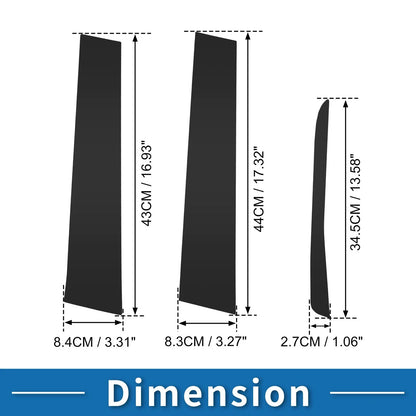 7pcs Door Pillar Window Trim for Ford Maverick (2022–2023) Black