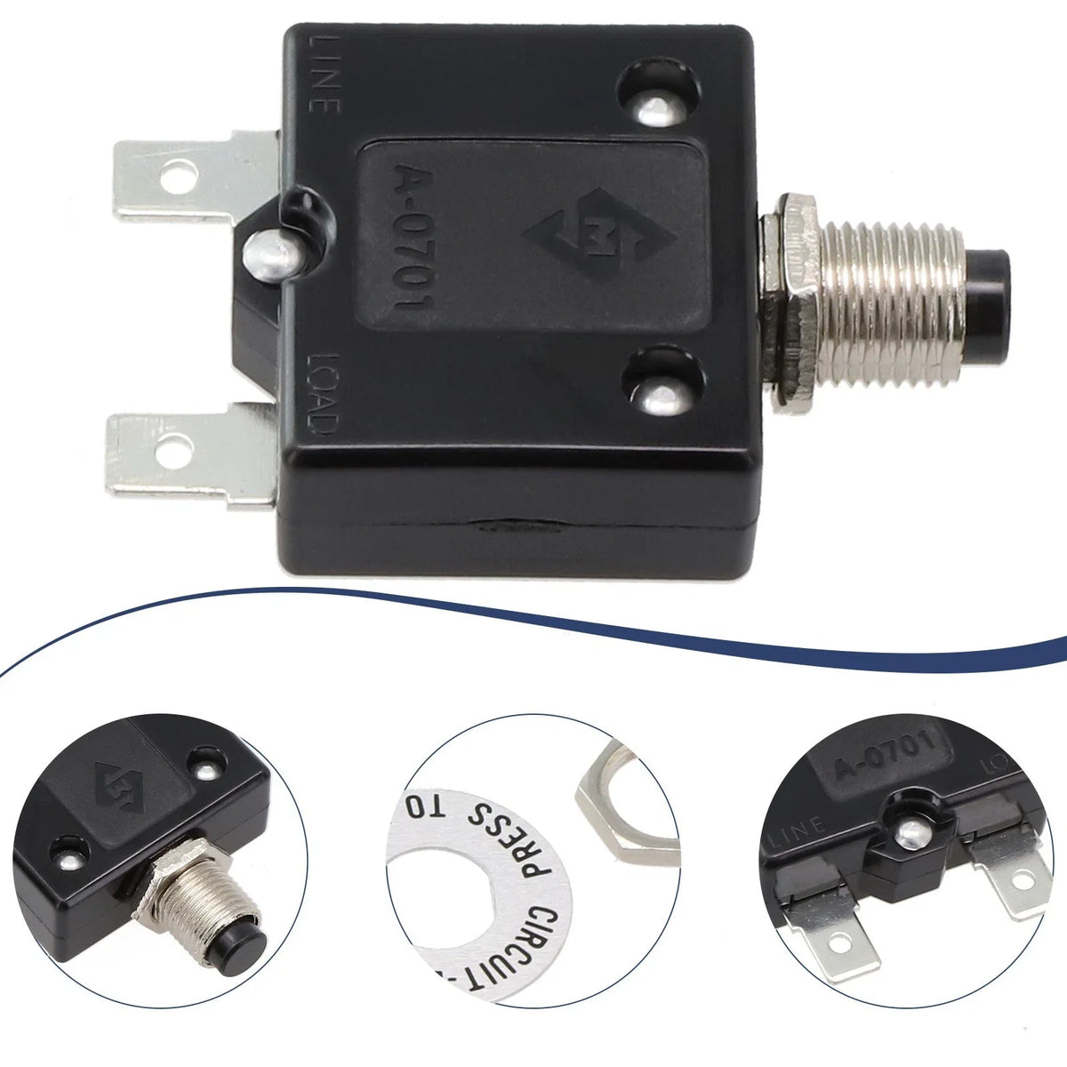 Circuit Breaker for DW733, DW734 Planer (Part #5140000-19)