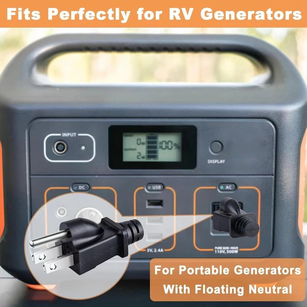 2X Neutral Ground Bonding Plug for Inverter Generator