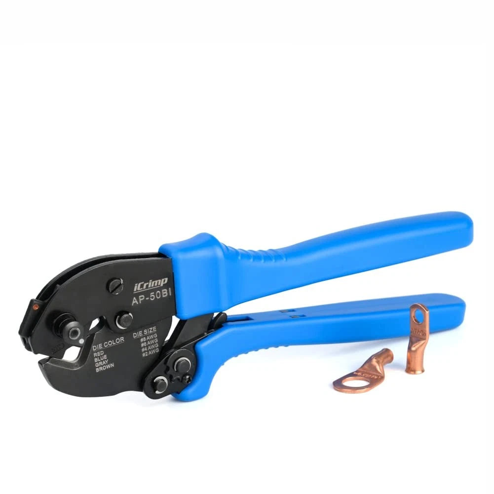 iCrimp AP-50BI Battery Cable Ring Terminal Crimper for 8, 6, 4, 2AWG
