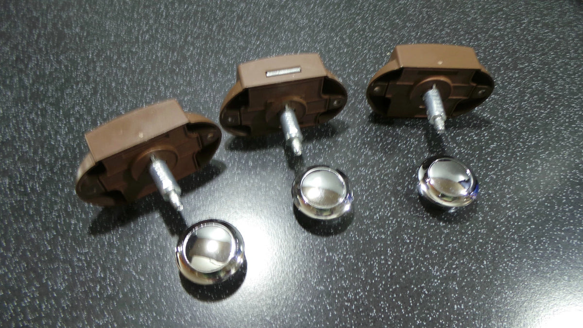 3X Push Button Catch Lock Latch Knob for Caravan Motorhome