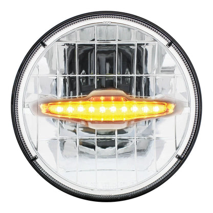 LED Headlight 7 Inch High Power with Amber Position Light for Ultrx (2021–2021)