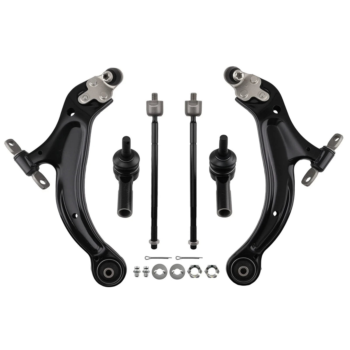 6x Control Arm w/Ball Joint Tie Rod Kit for Toyota Avalon Solara Sienna (1998–2004)
