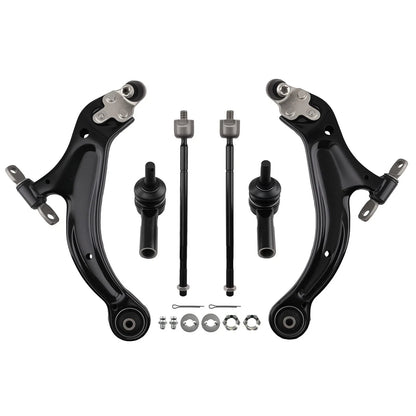 6x Control Arm w/Ball Joint Tie Rod Kit for Toyota Avalon Solara Sienna (1998–2004)