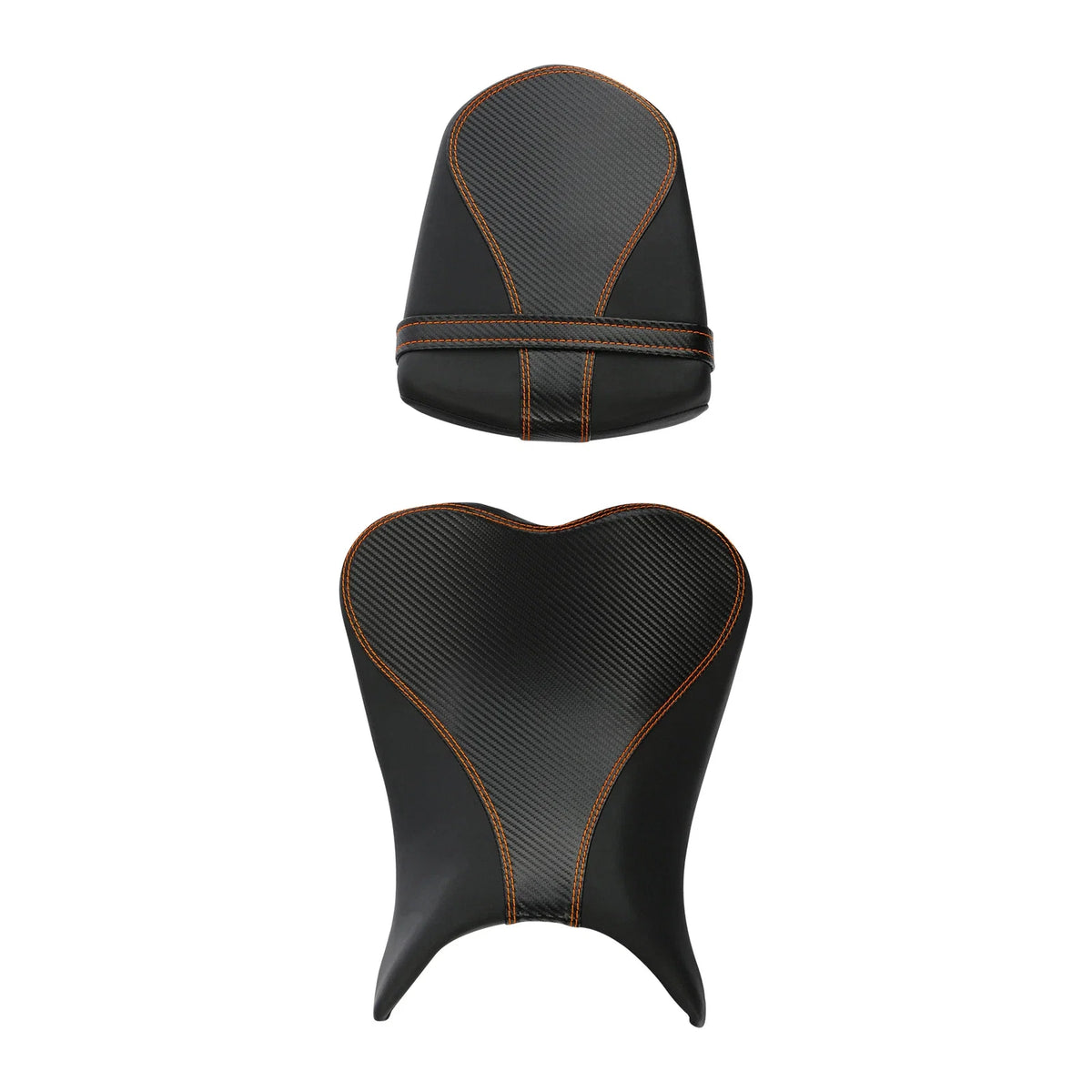 Black Driver & Passenger Seats for Suzuki GSXR600 GSXR750 (2006–2007)