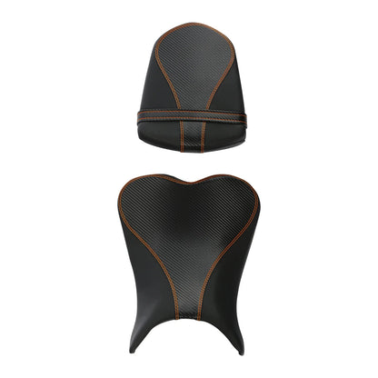 Black Driver & Passenger Seats for Suzuki GSXR600 GSXR750 (2006–2007)