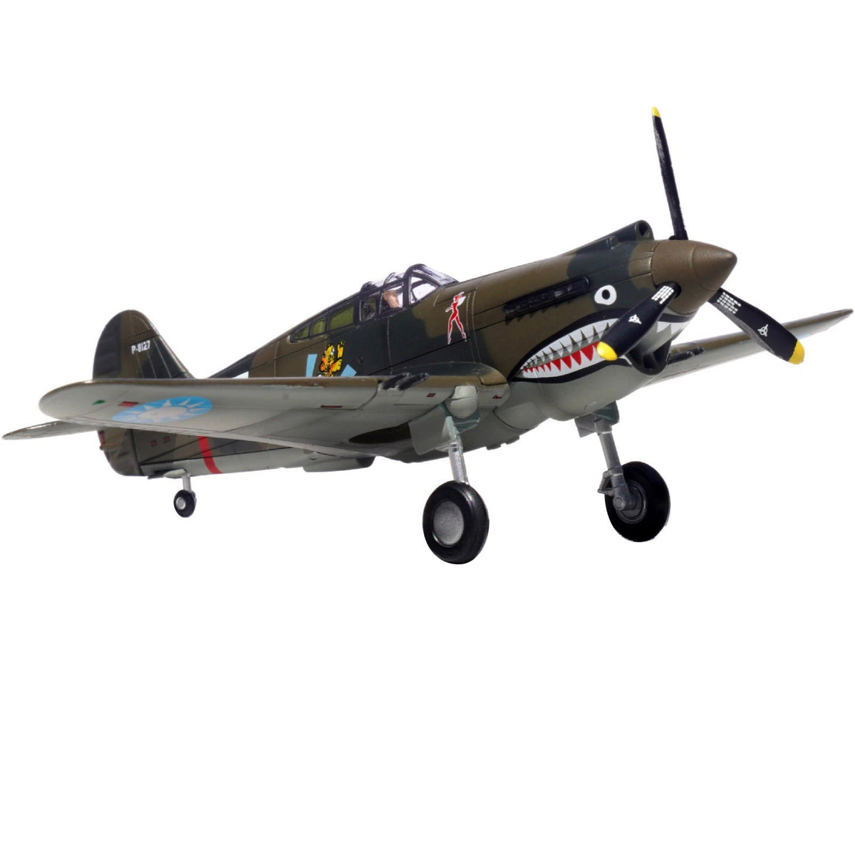 1/72 Diecast Alloy Curtiss P-40C Warhawk Model